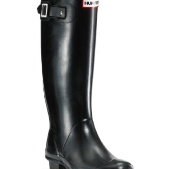 Hunter Shoes Hunter Womens Huntress Extended Calf Rain Boots Poshmark